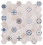 TM 129 Mozaic din sticla format hexagonal